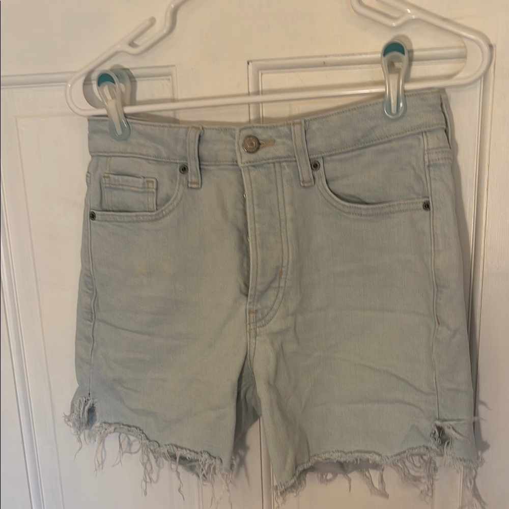 Old Navy Blue Jean Shorts Casual Distressed